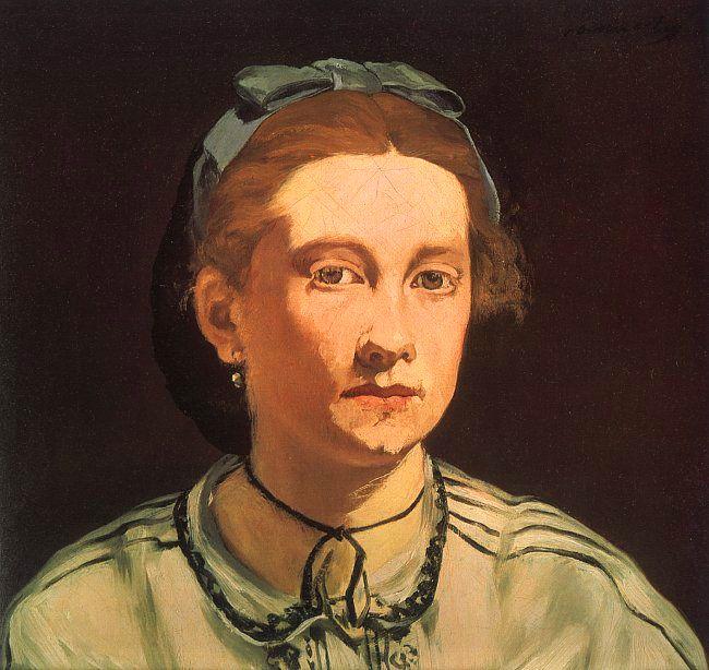 Edouard Manet Portrait of Victorine Meurent oil painting image